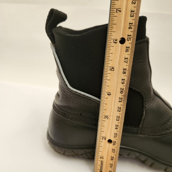 Baffin Rant black leather synthetic rubber snow rain waterproof duck boots sz 6 - Picture 14 of 14